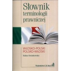 Słownik terminologii prawniczej włosko-polski