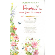Calendario (Kalendarz) 2022 Poesie in fiore