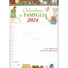 Calendario (Kalendarz) 2024 di famiglia Casa mia
