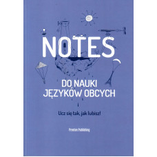 Notes do nauki języków obcych (niebieski)