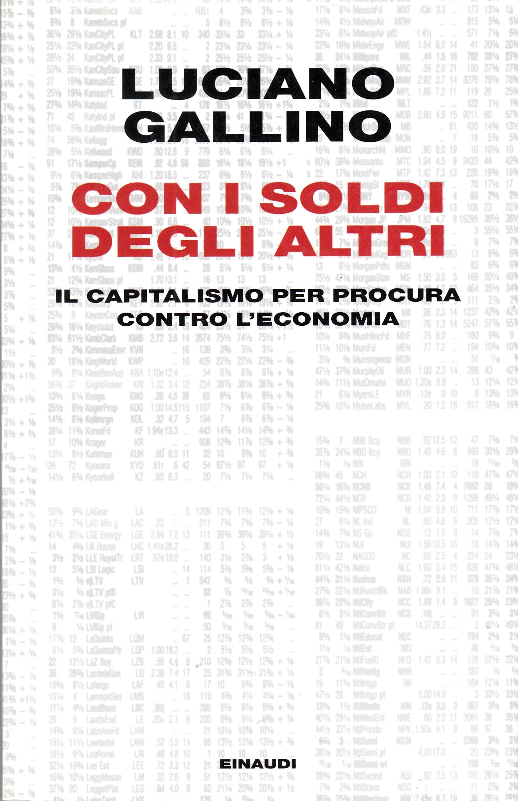 Con i soldi degli altri