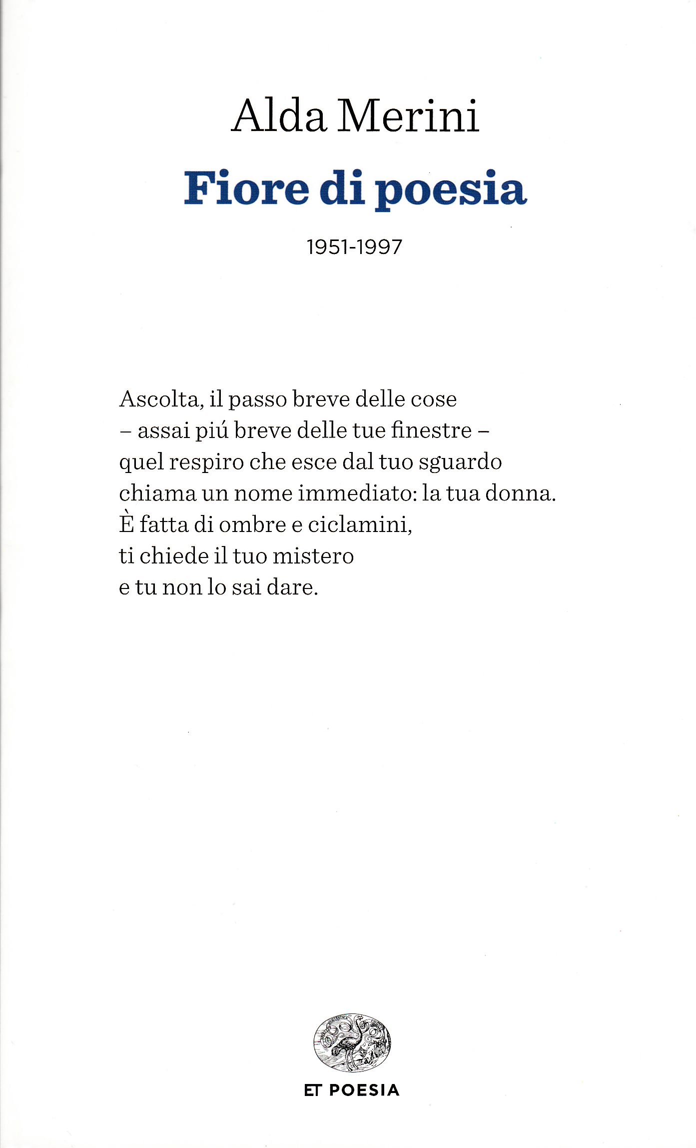 Fiore di poesia (1951-1997)