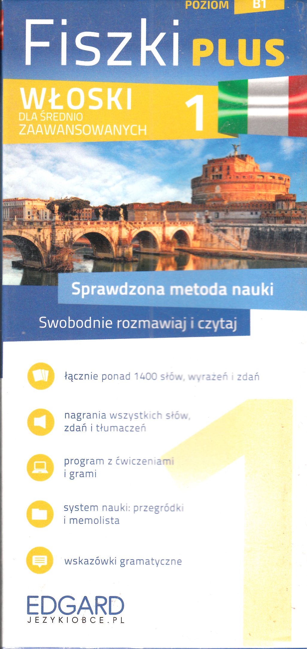 Włoski Fiszki PLUS dla średnio zaawansowanych 1