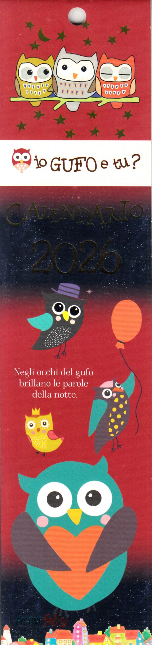 Calendario piccolo (Kalendarz mały) 2026 Io gufo e tu