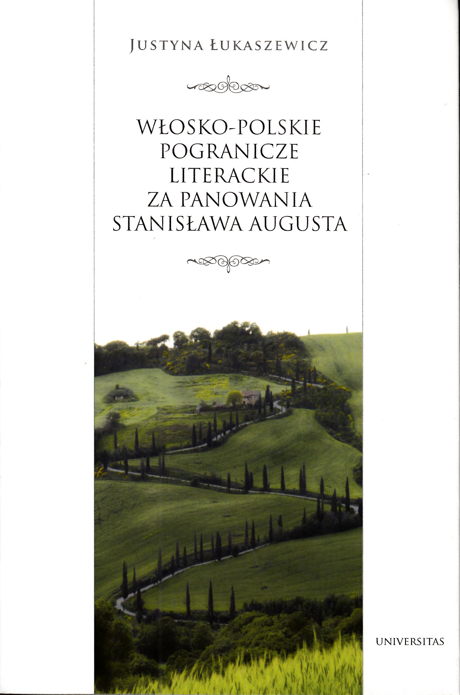 Włosko-polskie pogranicze literackie za panowania Stanisława Augusta