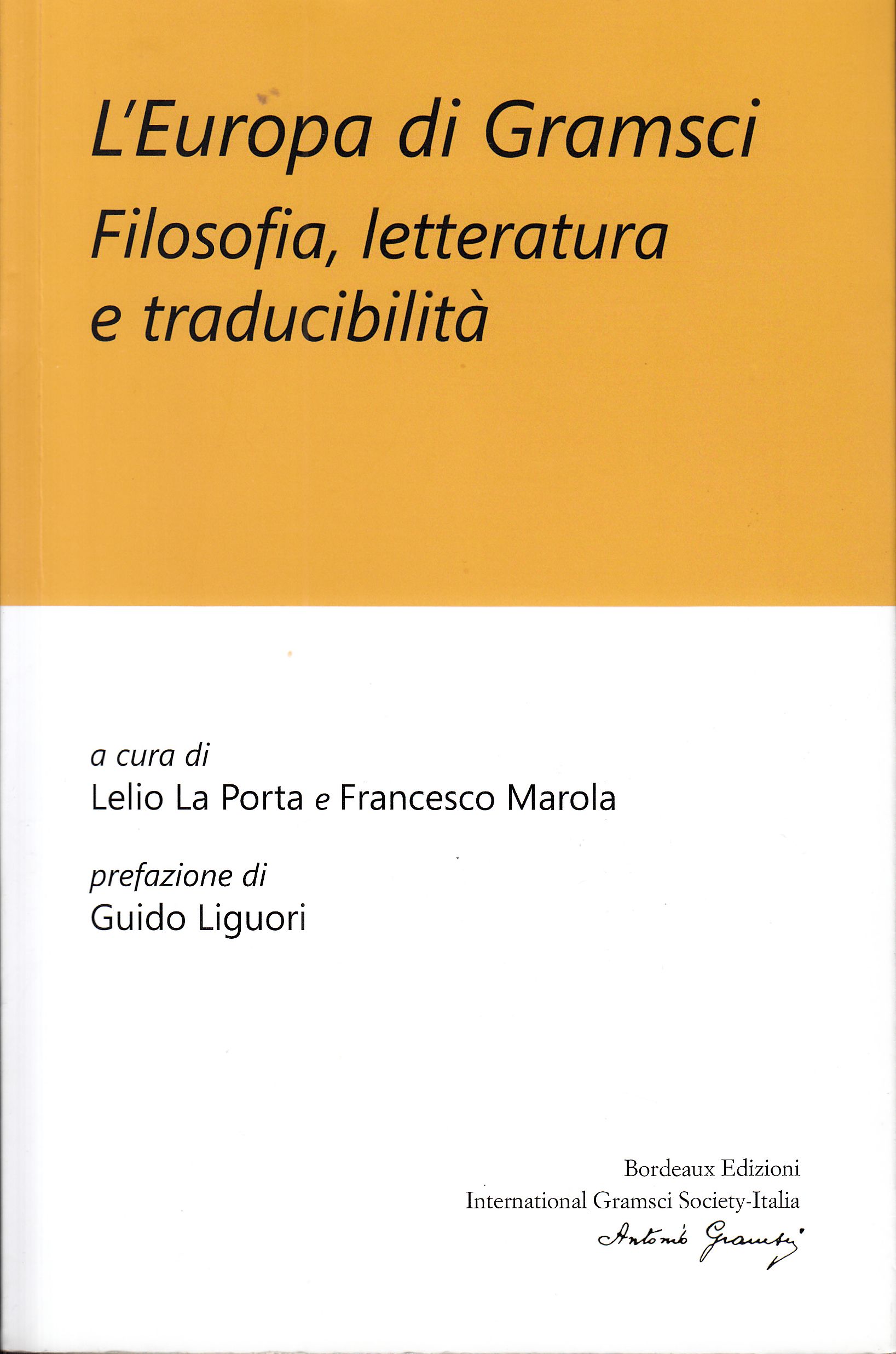L'Europa di Gramsci