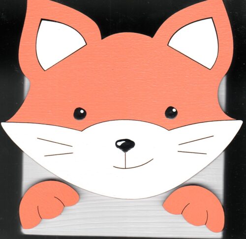 Przybornik na kredki - lisek