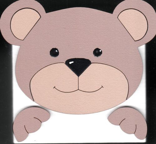 Przybornik na kredki - niedźwiadek