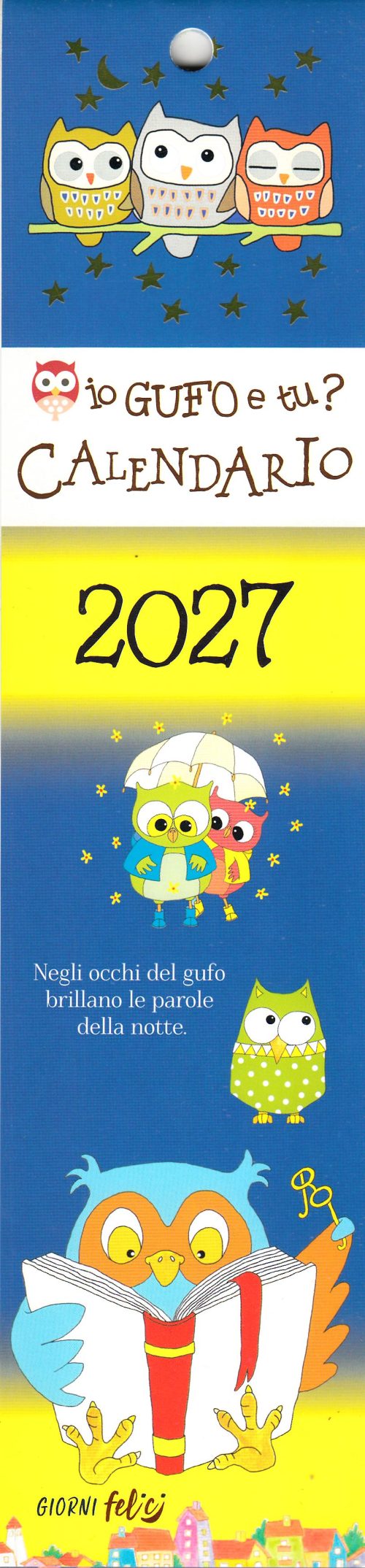 Calendario piccolo (Kalendarz mały) 2027 Io gufo e tu