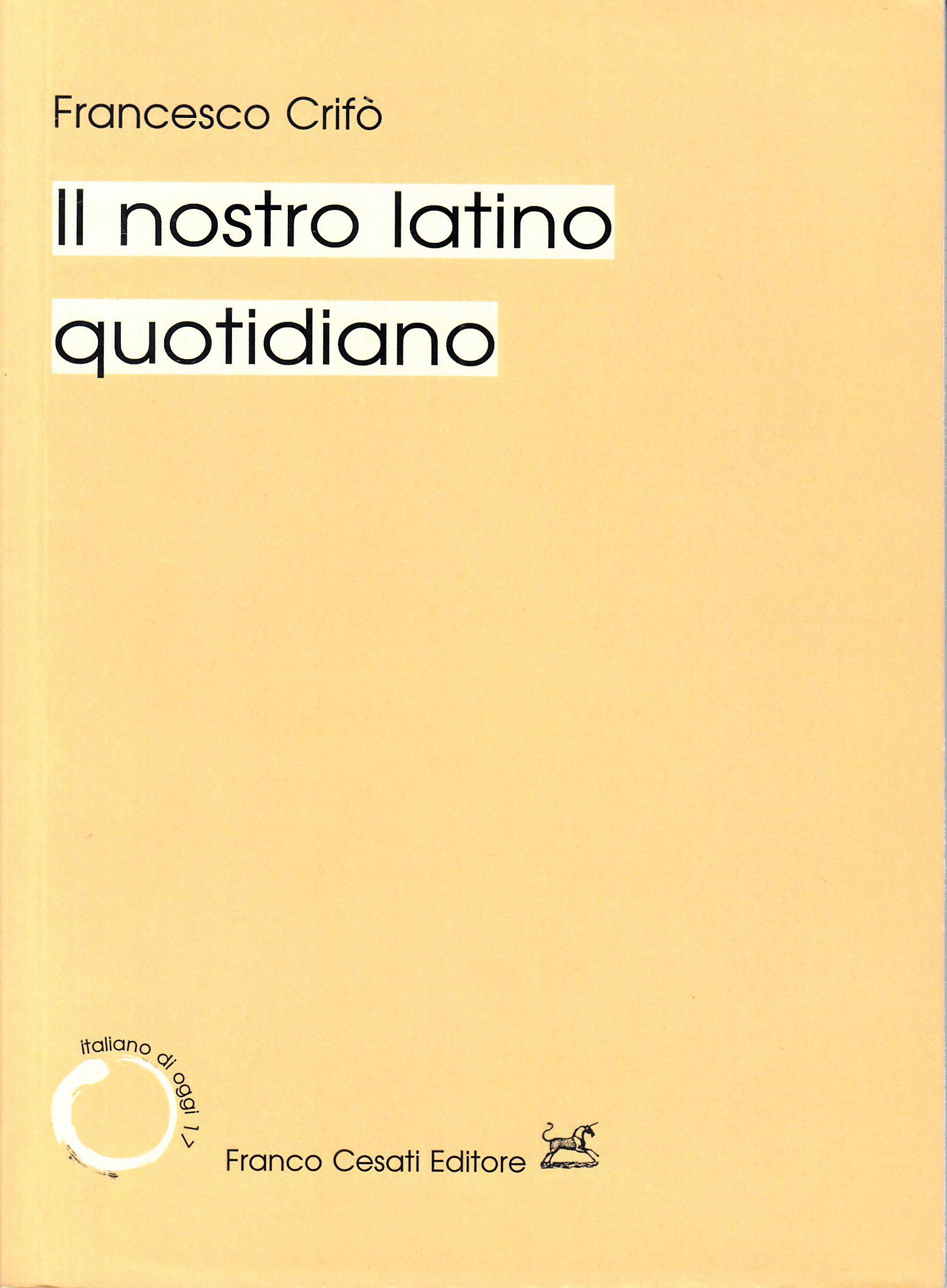 Il nostro latino quotidiano