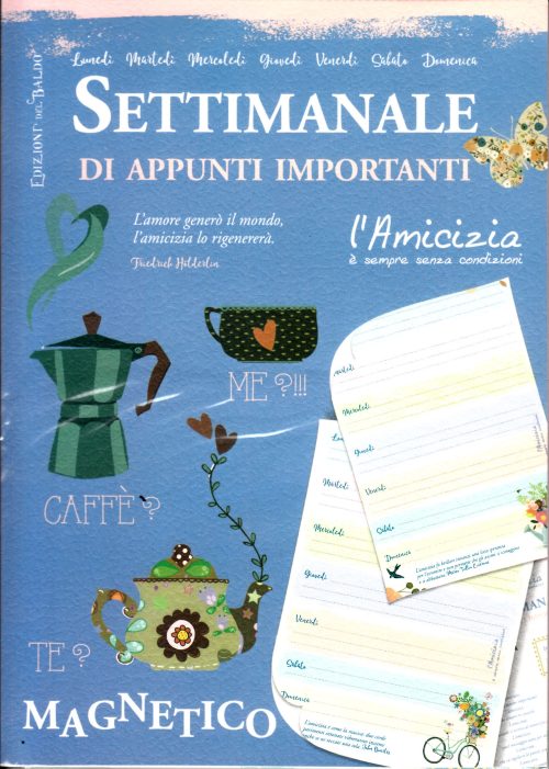 Organizer Settimanale Magnetico L'Amicizia